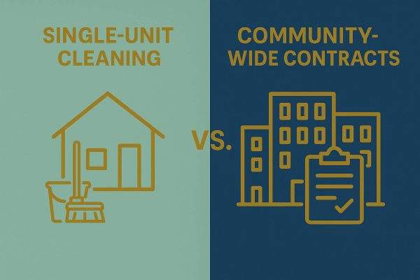 Community-Wide Contracts vs. Single-Unit Cleaning