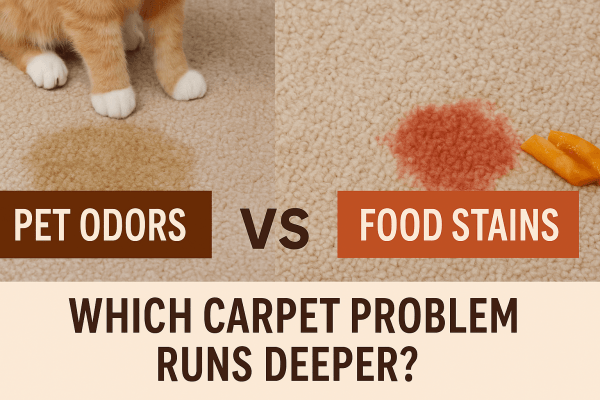 Pet Odors vs. Food Stains