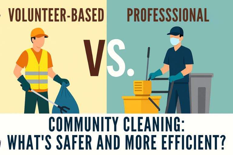 Professional Community Cleaning Outshines Volunteer Efforts