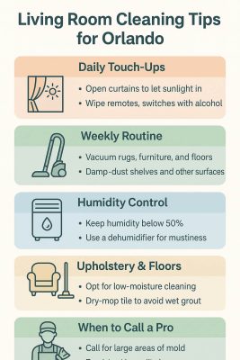 living room cleaning tips