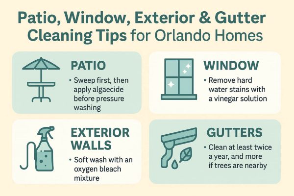 Patio, Window, Exterior & Gutter Cleaning Tips