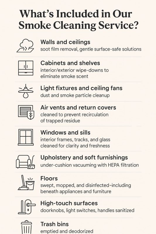Smoke Cleaning Service Breakdown