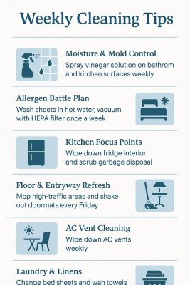 Weekly Cleaning Tips for a Healthier Orlando Home